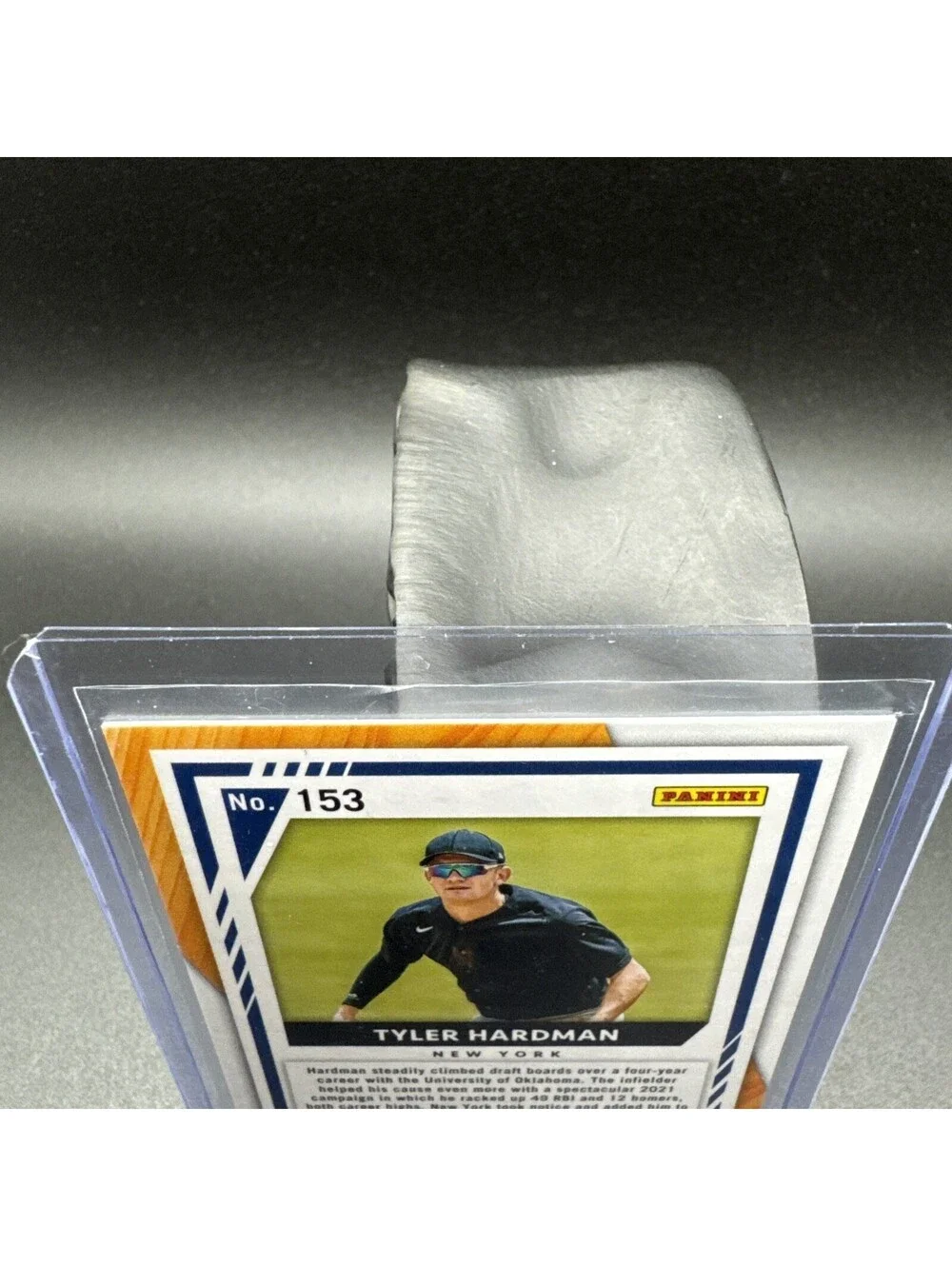 Tyler Hardman Elite Extra Edition No. 153 Autographed Panini 2021 097/204
